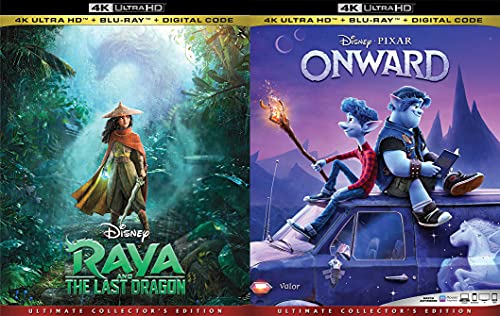 Brand New Disney Classics: Pixar Disney Raya 4k Ultra HD/ Blu Ray/ Digital Onward Pixar Disney Onward 4k Ultra HD/ Blu Ray/ Digital 2 Movie Bundle image 2