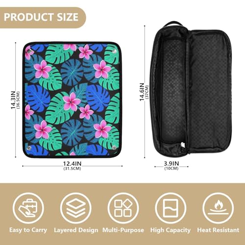 Bolsa para herramientas de cabello con resistente al calor miniatura 4