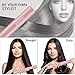 Hair Straightener, Magicfly Flat Iron with Ceramic Tourmaline Ionic, Straightening and Curling Iron with Adjustable Temp, Instant Heat, LCD Display, 360 Swivel Cord for All Hair Types