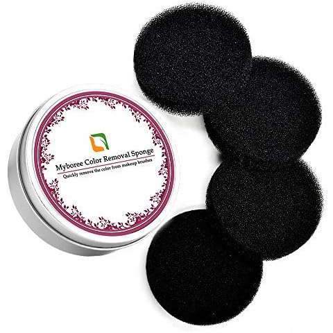 Myboree Makeup Brushes Cleaner Eye Shadow or Blush Color Removal Sponge Kit Cover
