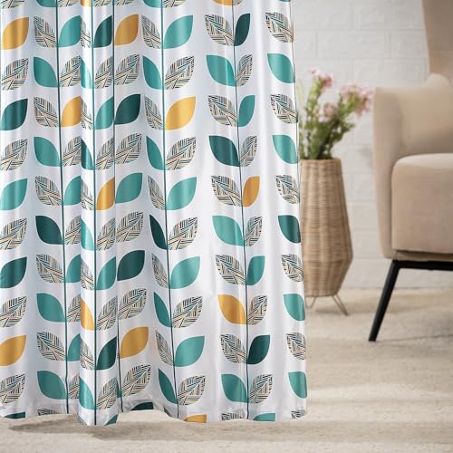 Image of Wakefit Window Curtains 5 feet Set of 1, Blocks Upto 70% of Light, Curtains 5 feet, Curtains for Window, Curtains for Living Room, Polyester Printed Curtains, Decoration Items for Home Decor (Alwin)