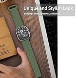 Lamshaw Compatible with Blackview Smart Watch bands, 20mm, 22mm Silicone Sport Strap Watchband Compatible with IOWODO W60, R30 Pro, R50, Compatible with Blackview W60, R30 Pro, R50 Smart Watch (Green - Image 4