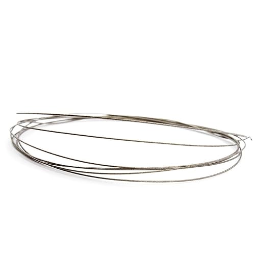 Hojas de sierra de corte electrochapadas de alambre de diamante superfino de 0.012 in para granito de mármol de metal jade (9.8 ftlote)