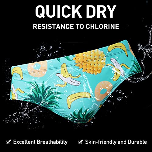 Arcweg Men's Swimming Trunks Briefs Low Waist With Removable Pad Swimwear Elastic Beach Shorts Boxers Underwear #TOP1