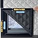 50x75cm Window Insulation Kit, Plastic Window Covering for Winter, Window Insulation Film Window Wrap Insulation Windows Winterizing Kit with Double-Sided Tape
