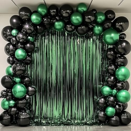 Black Balloons 125 Pcs Different Sizes Pack of 18 12 10 5 Latex Balloons for Birthday Party Black Balloon Arch Kit Garland Graduation Halloween New Year Anniversary Decoration - Image 6