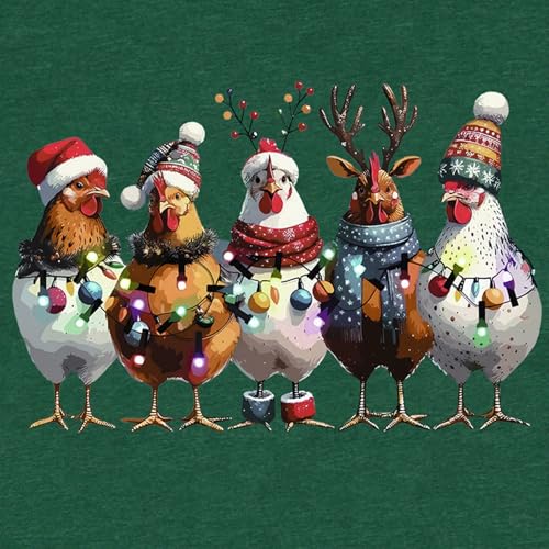 Womens Chicken Shirts Mom Lady T-Shirt Lovers Tee Farm Farmer Tops - Image 6