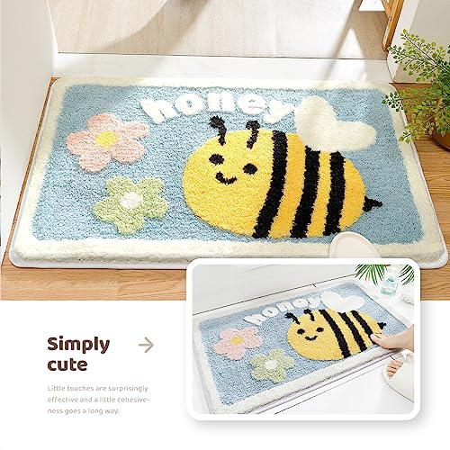 Cute Bathroom Rug Mat, Extra Soft Absorbent Bath Rug, Non-Slip Comfortable Bath Mat, Carpet for Tub Shower, Bath Room - Image 3
