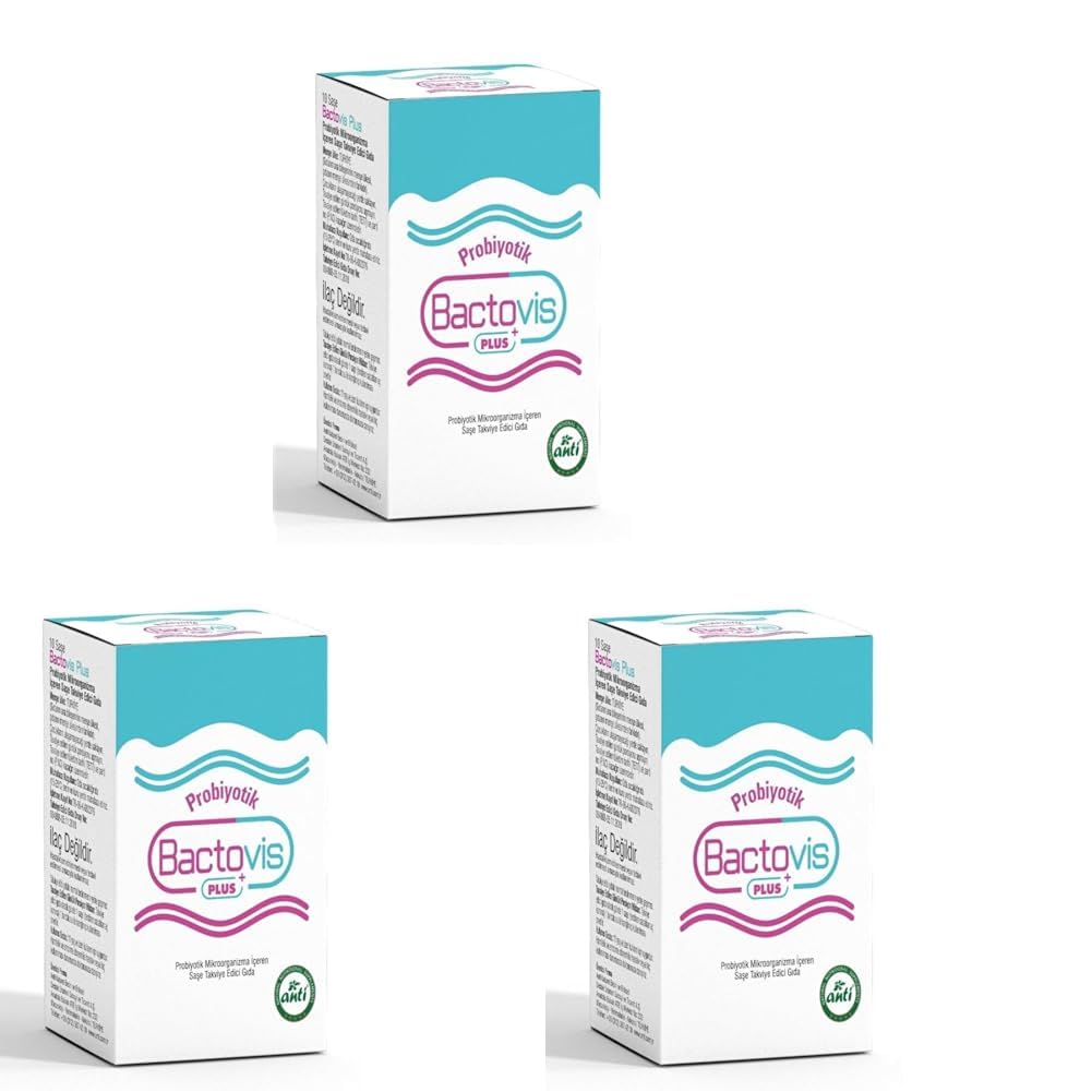 Anti Bactovis Plus 10 Sase Gıda Takviyesi (3 paketi)