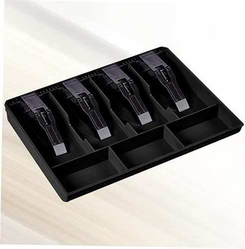 Miniatura 3 de STOBOK 4 3 Almacenamiento de facturas de cajero de monedas Cajón de monedas de colección de monedas y reemplazo con mercado doméstico para bandeja