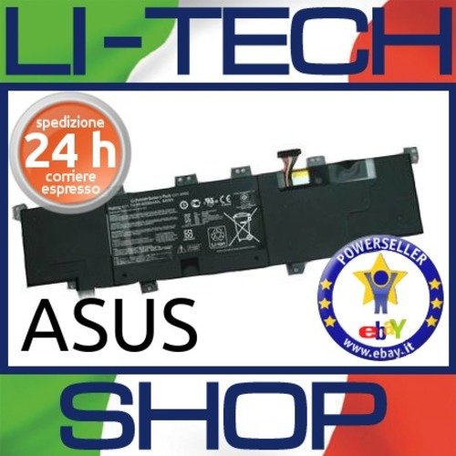 LI-TECH Kompatybilny akumulator 4000mAh dla kodu ASUS 0820000300100 wymiana PILA 44Wh