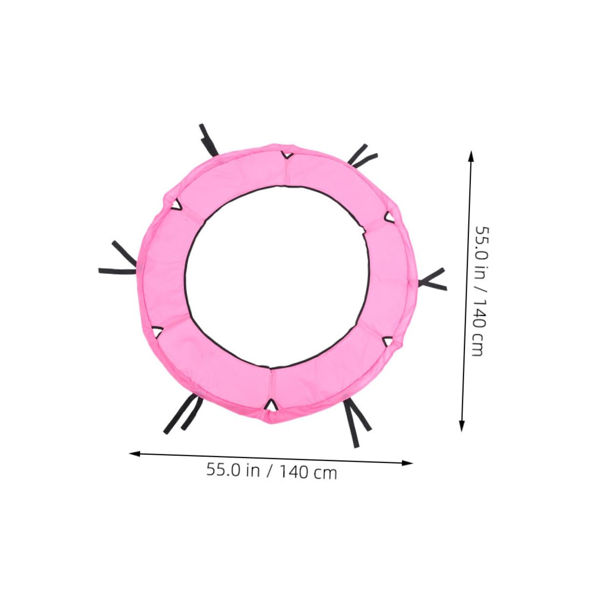 VANZACK Trampoline Pad Replacement Round Trampoline Safety Cover Oxford Cloth Comfortable Foam Kid-Friendly