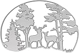 Jowxsx Stencil per fustelle a forma di renna, stampi per modelli in metallo, fustelle per ...