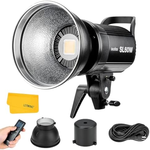 Godox SL-60W SL60W Studio Continuous Lighting LED Video Daylight,...