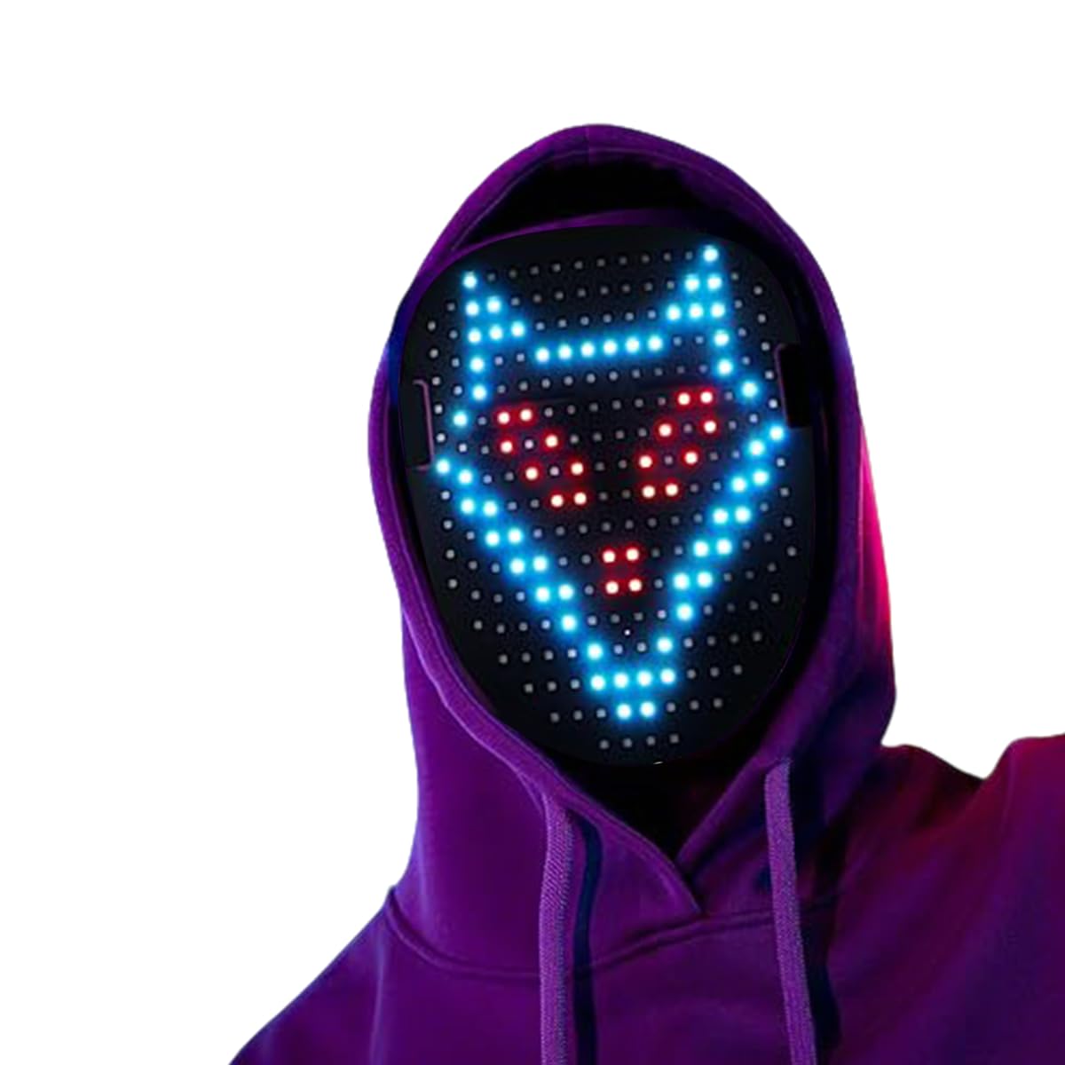 gesture-sensing Led multi-changeable masks light up the face-changing masks for Halloween and Christmas masqueradeballs