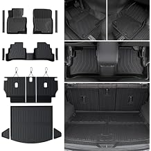 Floor Mats Set for 2017-2025 Mazda CX-5, All Weather TPE Backrest Mat Trunk Mat Cargo Liner Door Sill Guards Accessories for CX5 for Mazda CX-5 | 2017-2025
