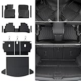 JOULARISE Floor Mats Set for 2017-2025 Mazda CX-5, All Weather TPE Backrest Mat Trunk Mat Cargo Liner Door Sill Guards Accessories for CX5 (for Mazda CX-5 | 2017-2025)