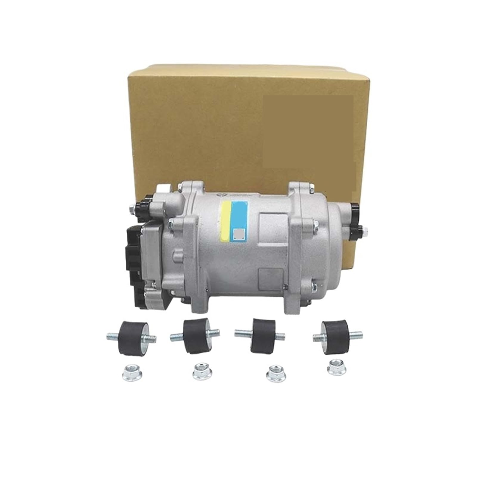 Elektrischer Universal A/C AC-Kompressor | Kompatibel Für Kleines Auto Motor Home Mit Verbinden Leitung 12V/24V Set(24v a set)