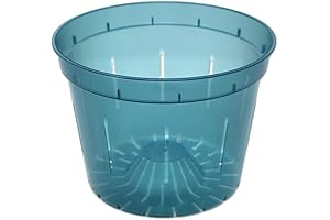 rePotme 10 inch Slotted Clear Pots - 3 Pack (Blue Sapphire): Expanding...