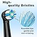 Replacement Heads Compatible with Oral B iO 2/3/4/5/6/7/8/9/10 Series Electric Toothbrush, Brush Heads Compatible with Oral B iO for Gentle Gum Care & Deep Cleaning (8 Black)