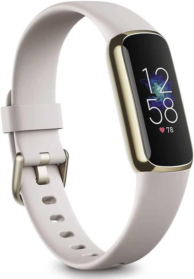 Luxe Soft Gold Stainless Steel Case & Lunar White Band