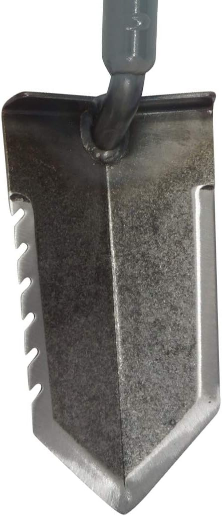 Lesche Mini Sampson 18" Ball Handle Metal Detector Shovel with Serrated Edge