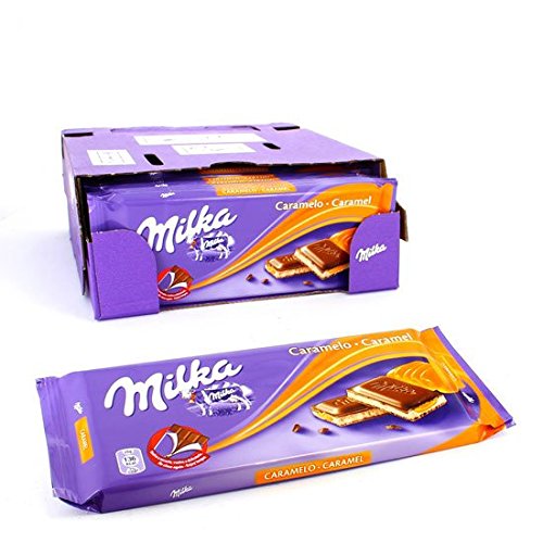 Chocolate Milka Caramel Tablets 21 x 100 g Milka Tablets