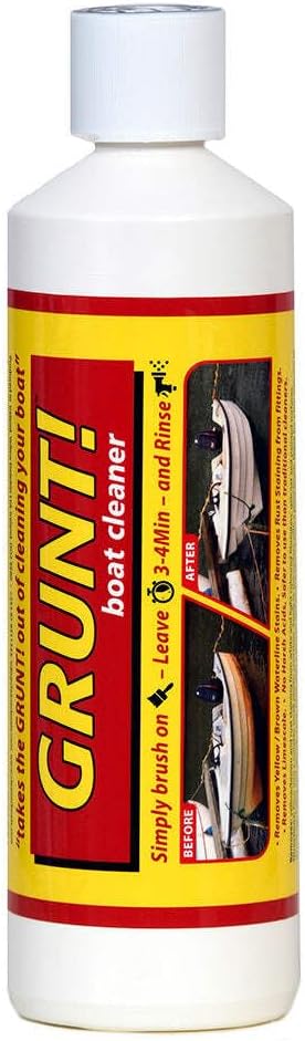 Grunt! 16oz Boat Cleaner - Removes Waterline Rust Stains [GBC16]