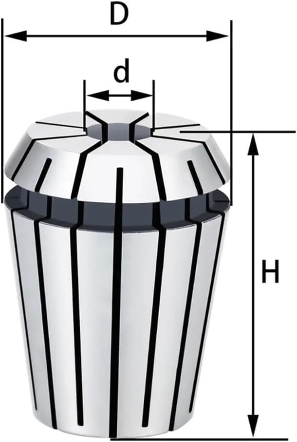 27PCS ER40 Collet Set - Precision Tool Holder Chuck 3mm-26mm, 0.008mm Accuracy, AA Grade, 65Mn Material