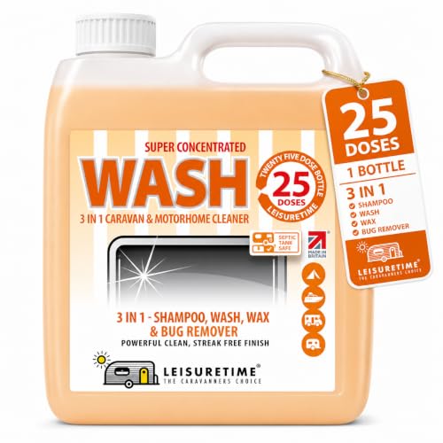 Image of Motorhome & Caravan Cleaner 1L Makes 25L – Shampoo, Wash, Wax & Bug Remover