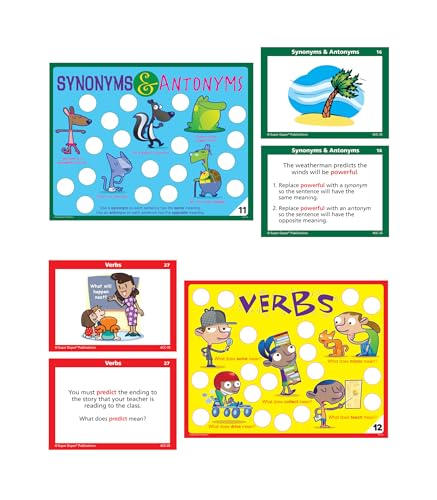 Super Duper Publications | Vocabulary Chipper Chat® Magnetic Game | Educational Learning Resource for Children | Magnetic Wand, Chips, and Game Boards |