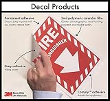 SmartSign NFPA 704 - Oceny (1,3,0) Etykieta | 35 cm wysokości (od końcówki do końcówki) laminowany winyl diamentowy, 5 sztuk