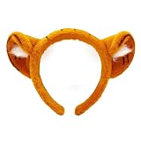 CUBACO Tiger Ears Headbnad Animal Kingdom Ears Furry Costume Suitable for Cosplay Dress Up Costume Party Halloween Plush Party Favors