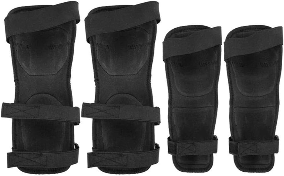 TSWEET Protective Gear Set Elbow Pads and Knee Pads with Adjustable Strap Safety Pad Set for Adult Cycling, Skating, Rollerblading, Scooter Roller