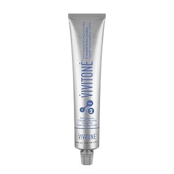Vivitone Permanent Cream Color 9N Very Light Blonde 3oz. - 100% Grey Coverage, Long Lasting Shine, Made in Italy.