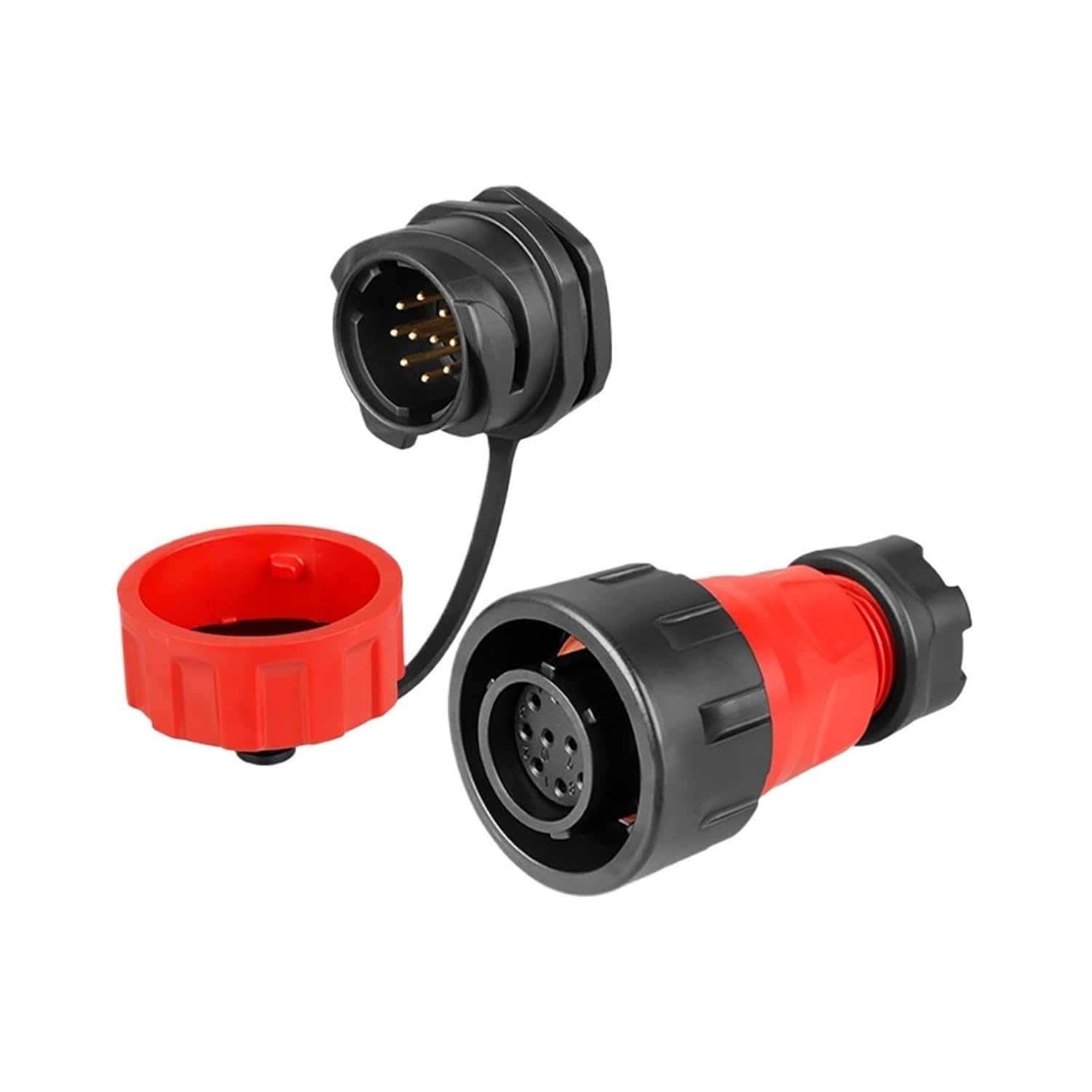 M24 Industrial Connector 10/12/19/24 Pin Original YM24 Welding Cable(Male Mating Plug)