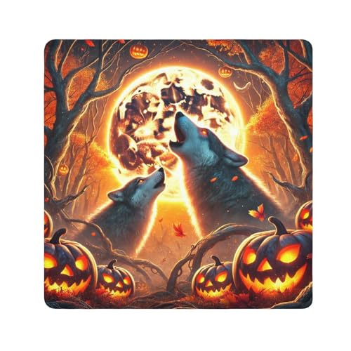 Joko Ivery Wolves Halloween Pumpkins Camera Lens Wrap 21.7
