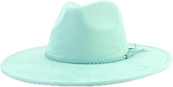 10 CM Large Brim Suede Fedora Hats Men Women Tassel Accessories Party Jazz Top Hat Ladies Mens Dress Hats