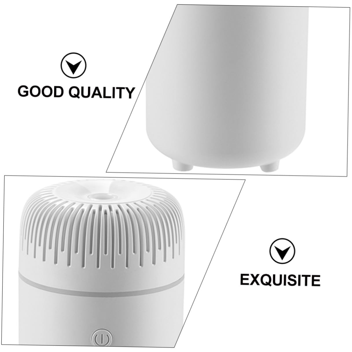 ERINGOGO Difusor de Aromas para Coche Mini Portátil Humidificador Ultrasónico con Aceites Esenciales Difusor Recargable para Hogar Oficina y Automóvil Diseño Compacto