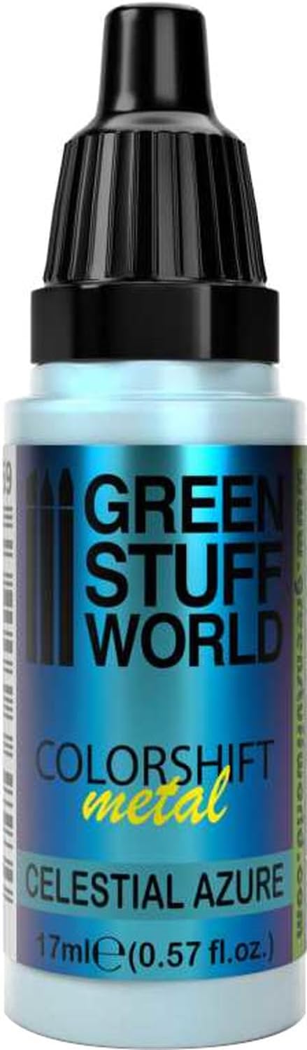 Green Stuff World - Chameleon Metal Paint Celestial Azure 1559 for Models and Miniatures