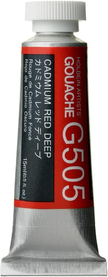Holbein Artists Gouache Cadmium Red Deep 15ml (E)