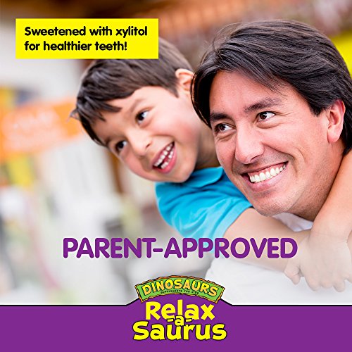 KAL Relax-a-Saurus, Stress Support Supplement for Kids, L-Theanine for Children with Herbal Stress Relief & Relaxation & Blend, Delicious Natural Grape Flavor, 60-Day Guarantee, 30 Chewables Pack of 3 - Thumbnail 5