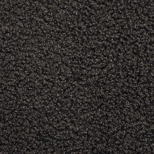 Banco rectangular moderno bouclé negro de 110x40x46 cm para asientos de dormitorio 5