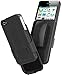 iPhone 4 4S Holster: Stalion Secure Shell Case & Belt Clilp Combo with Kickstand (Jet Black) 180° Degree Rotating Locking Swivel + Shockproof Protection