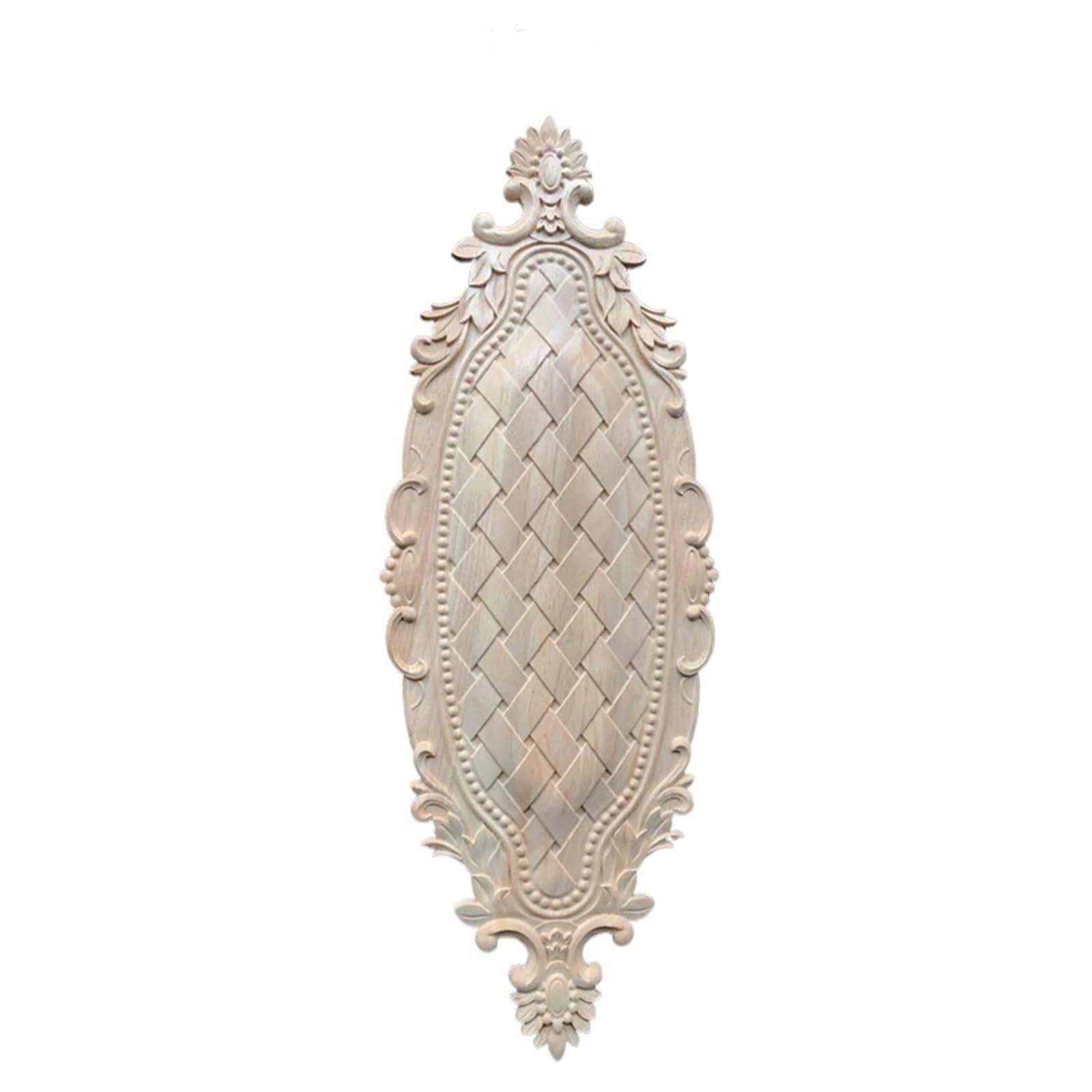 Moulure en bois de sculpture artisanale pour l'ornement raffiné de porte principale