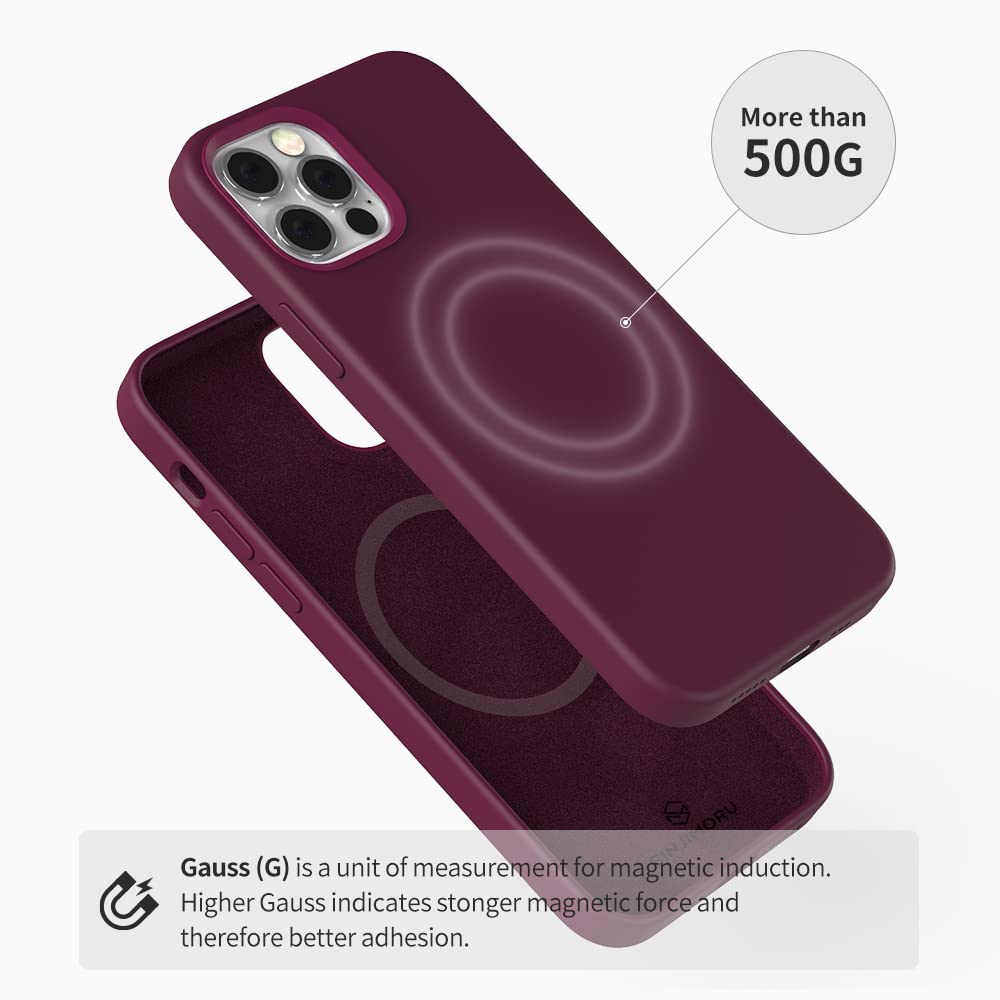 Synchro Bands Synchro Silicone Case For IPhone 15 Pro With Strong Compatible With MagSafe Magnetic, Premium Silicone Mobile Phone Case For IPhone 15 Pro - 6.1 Inch - View #2