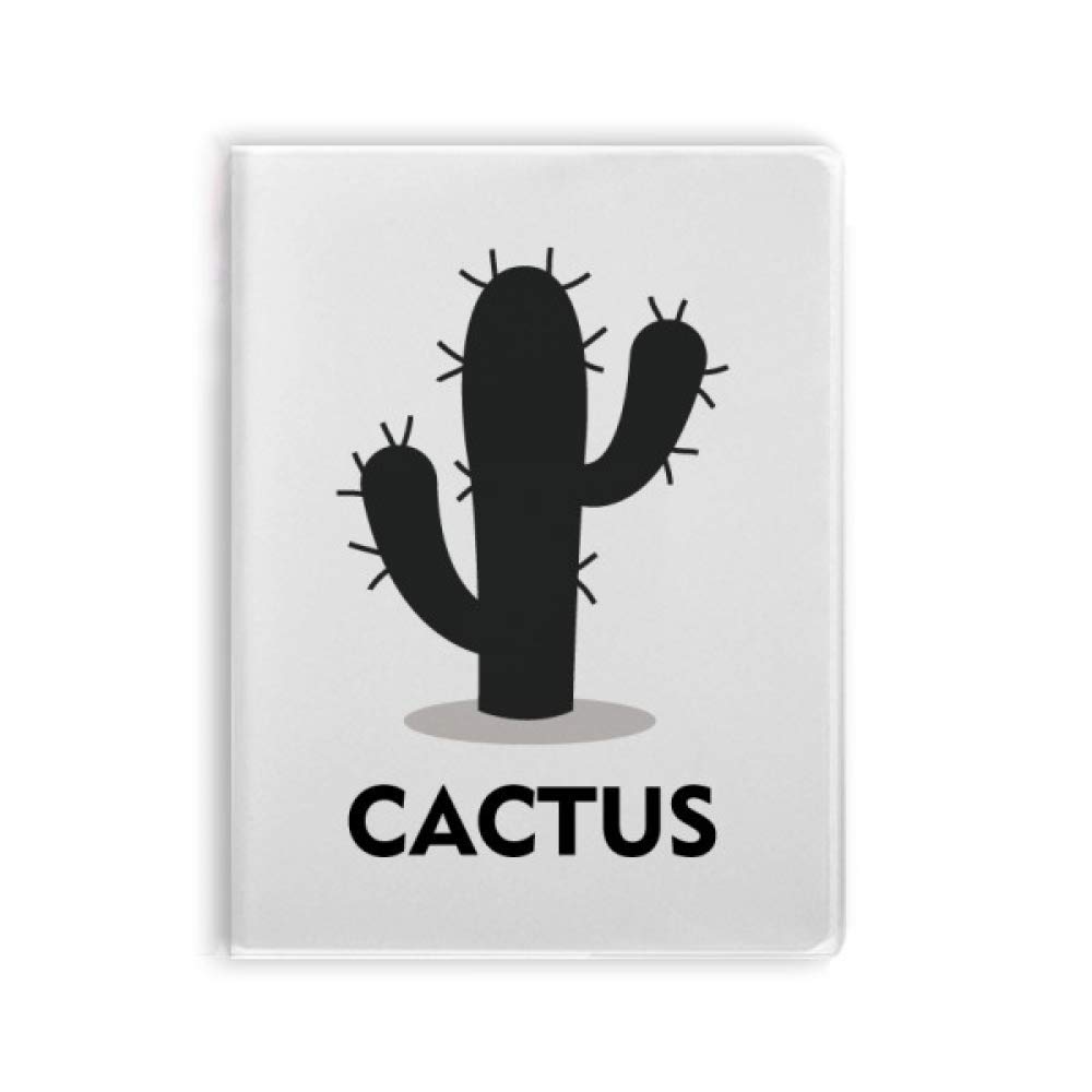 Carnet de notes cactus vert avec couverture souple en gomme A5 pour écriture - 4
