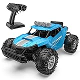Tomzon Remote Control Car, 1/16 Scale High Speed Car, 2.4GHz Off Road Trucks with Shock Absorbers Anti-Slip Tires, 30 Minutes of Battery Life, RC Toy for Kids & Adults