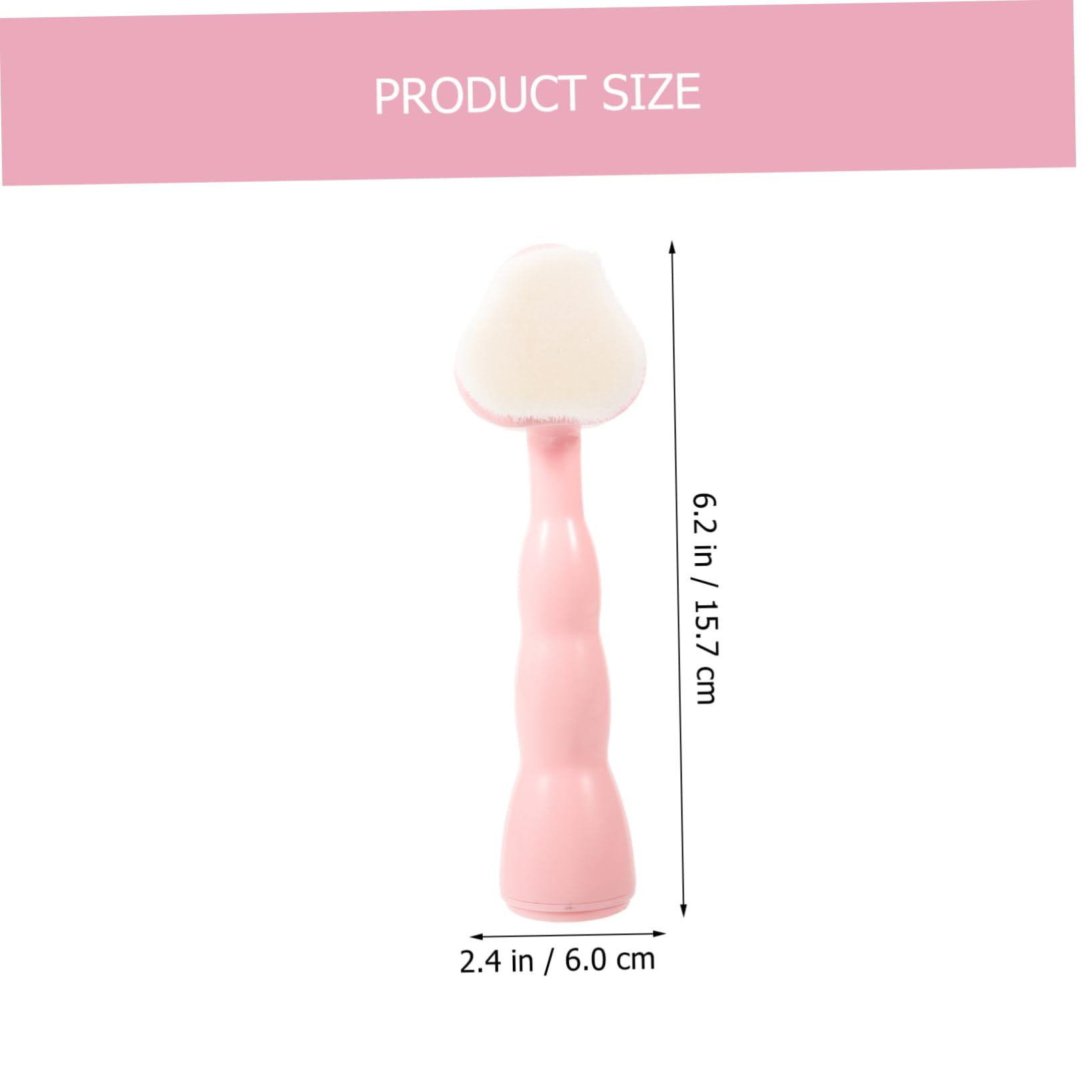 PLAFOPE Lady Facial Brush Face Brush for Women Deep Clean Exfoliate Facial Cleansing Tool Random Color