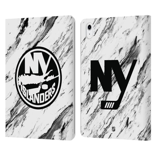 Étui portefeuille New York Islanders pour iPad Air 11 en cuir avec motif marbre NHL
